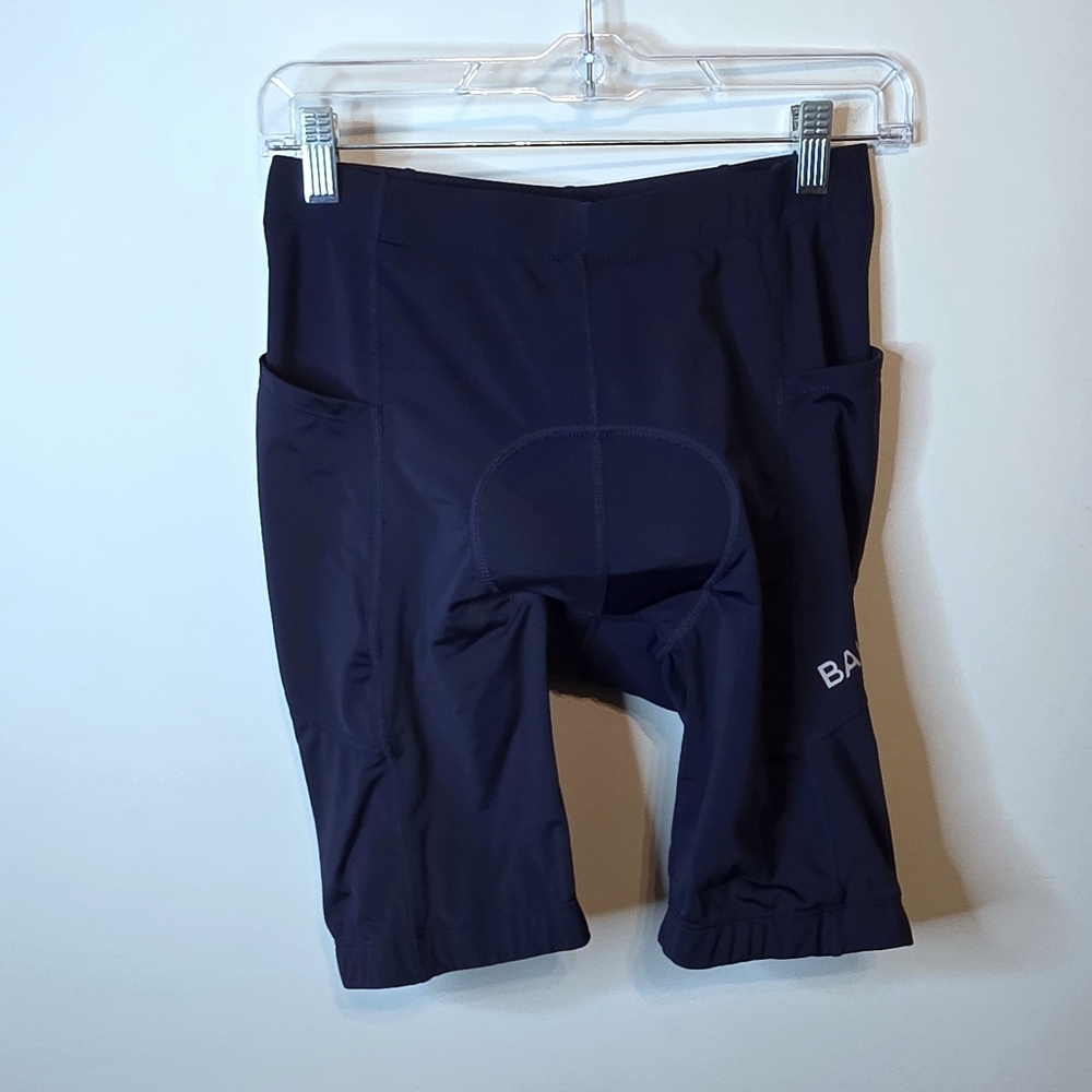 Baleaf Navy Blue Padded Cycling Shorts Silicone Leg Grippers Size Medium